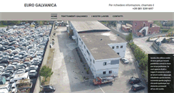 Desktop Screenshot of eurogalvanica.it
