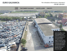 Tablet Screenshot of eurogalvanica.it